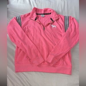 PINK Hot Pink Quarter Zip